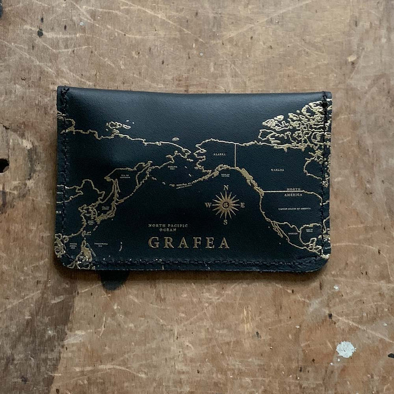 CARD WALLET GOLD ATLAS