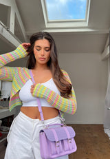 MICRO DOUBLE SUEDE LILAC