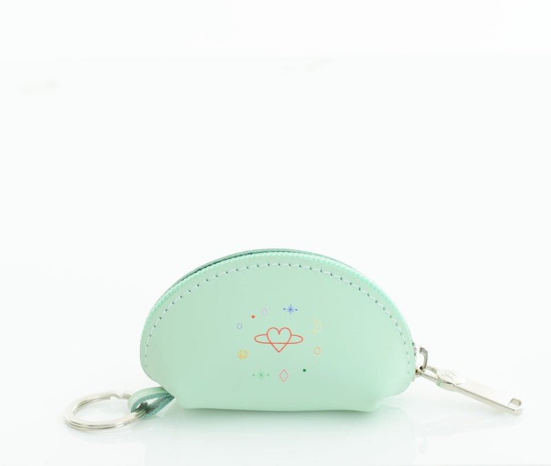 KEYRING PURSE GEOMETRIC