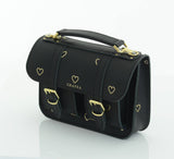 MICRO GOLDEN HEARTS BLACK