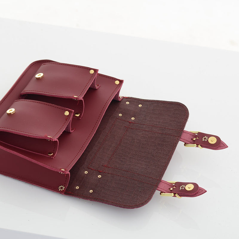 MICRO SUEDE MULBERRY - Mini Leather Satchel – GRAFEA