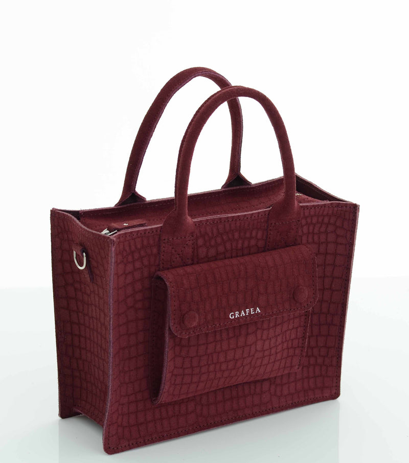 MINI LANA SUEDE MULBERRY
