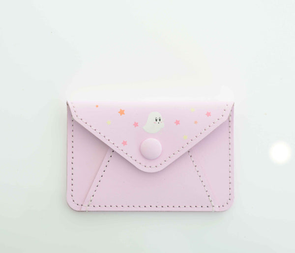 PINK GHOST CARD WALLET