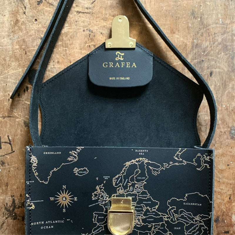 SMALL CROSSBODY GOLD ATLAS