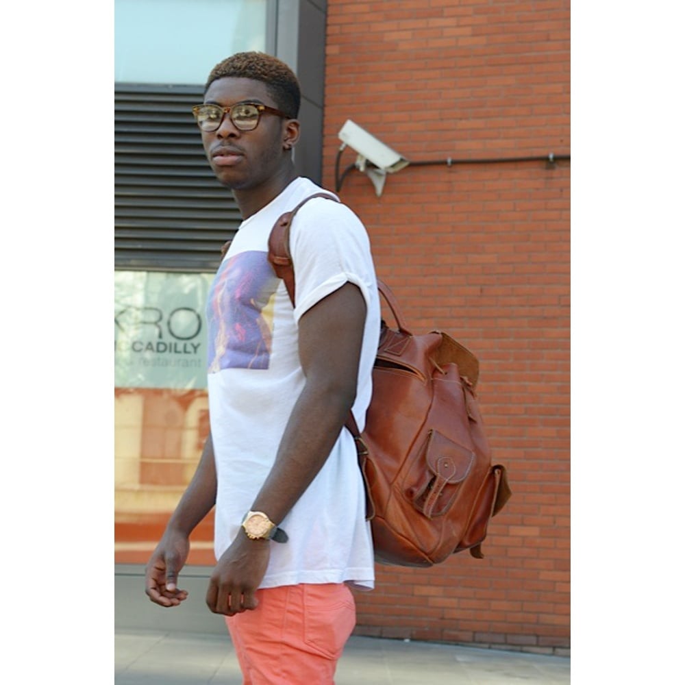 ACTOR CARAMEL- Leather Backpack – GRAFEA