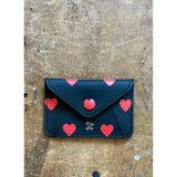 CARD WALLET RED HEARTS