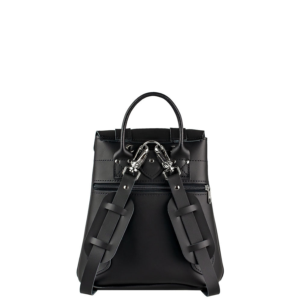 DUFFY II - Small Leather Backpack – GRAFEA display picture 2