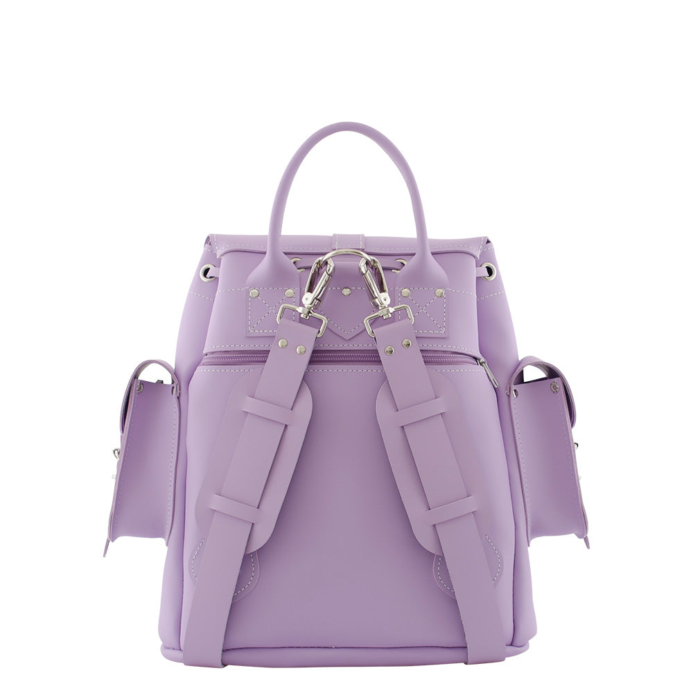 Lilac leather backpack Clearance