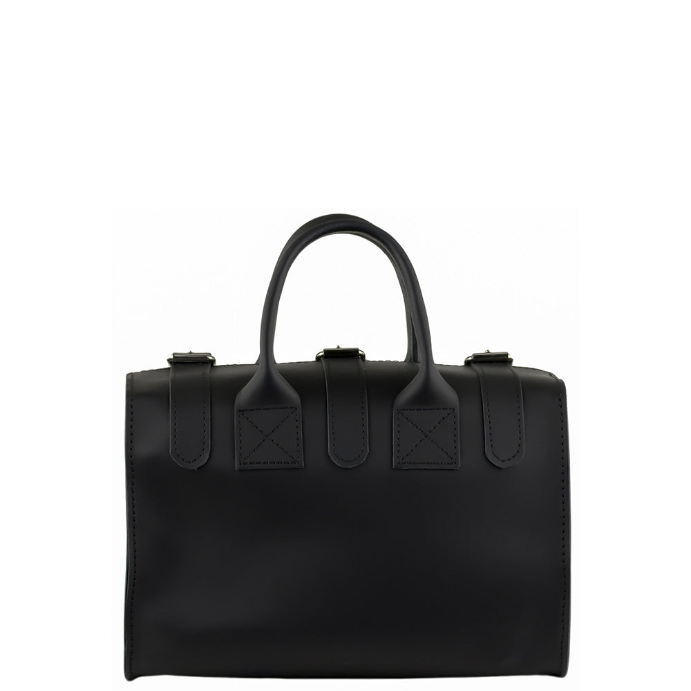 LUNA SPIKEY BLACK - Womens Leather Shoulder Bag – GRAFEA