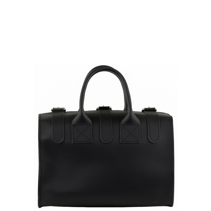 LUNA SPIKEY BLACK - Womens Leather Shoulder Bag – GRAFEA