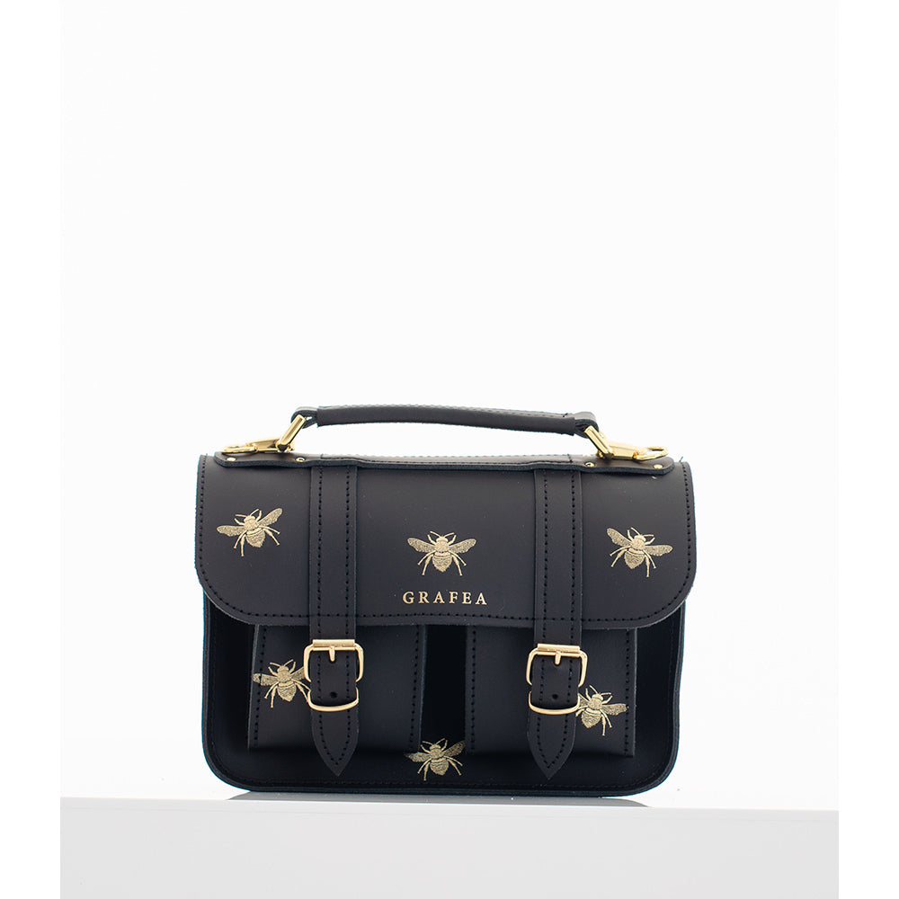 MICRO BEE - Mini Leather Satchel – GRAFEA
