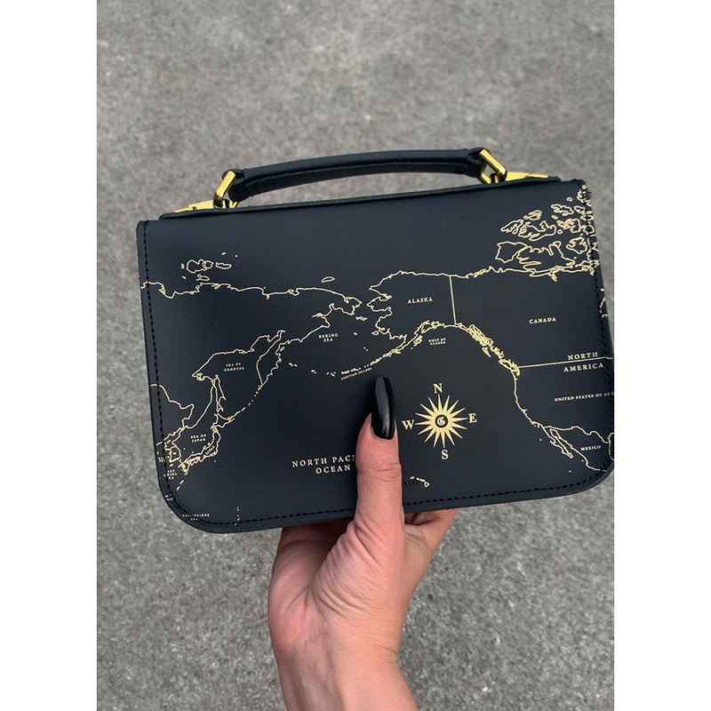 MICRO GOLDEN ATLAS - Mini Leather Satchel – GRAFEA