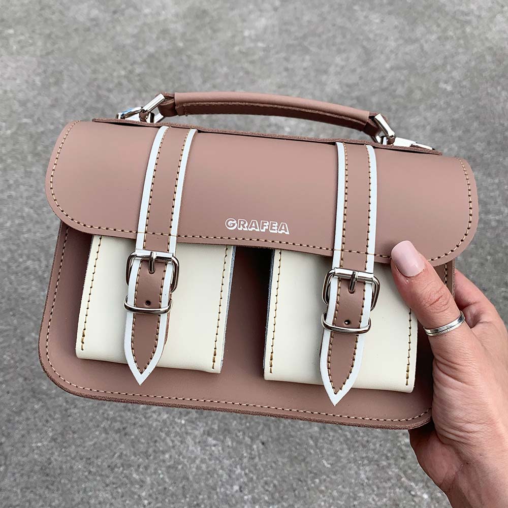 MICRO MILKSHAKE Mini Leather Satchel – GRAFEA - Main Image