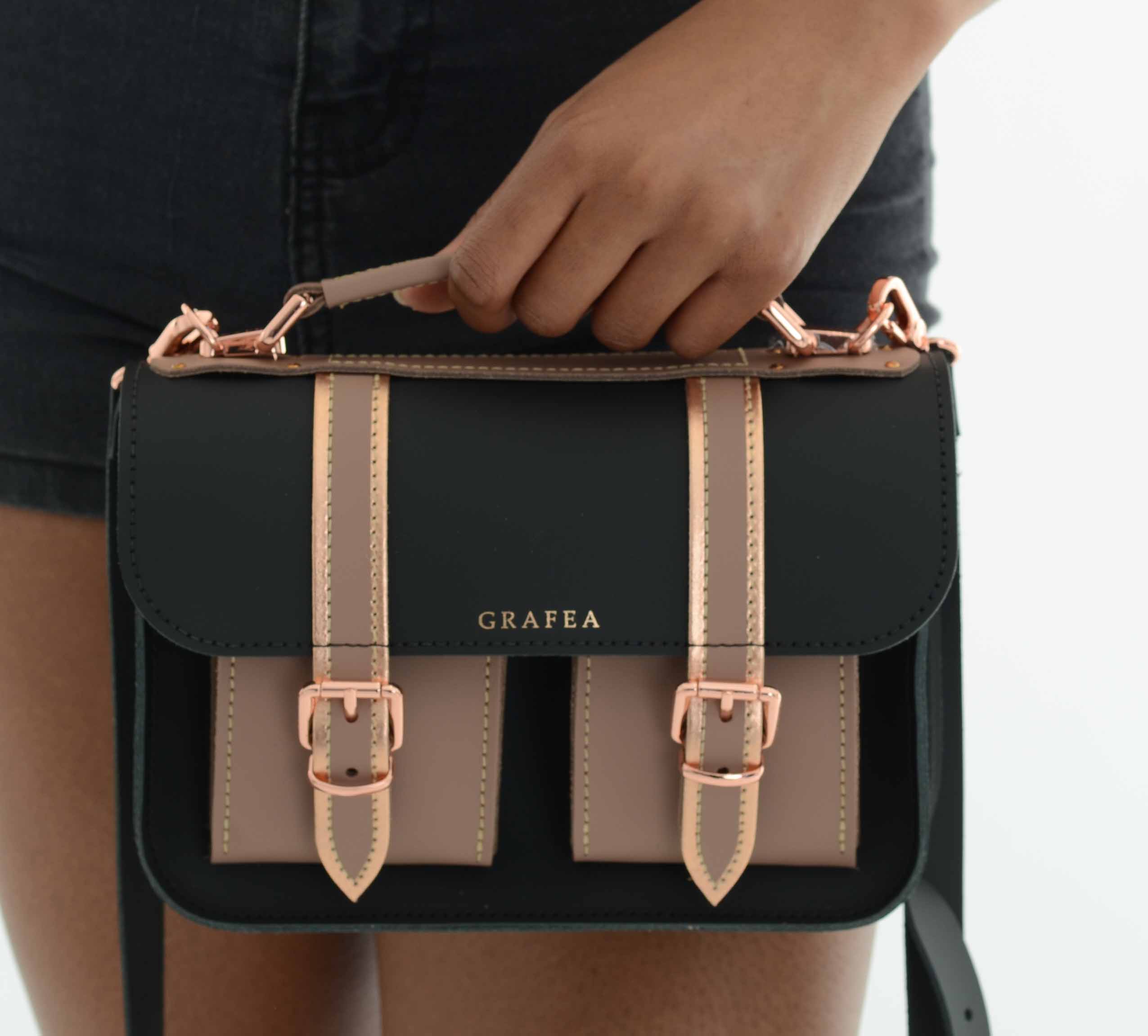 MICRO YANIS - Mini Leather Satchel – GRAFEA