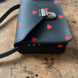 SMALL CROSSBODY RED HEARTS