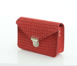 SMALL CROSSBODY SUEDE RED