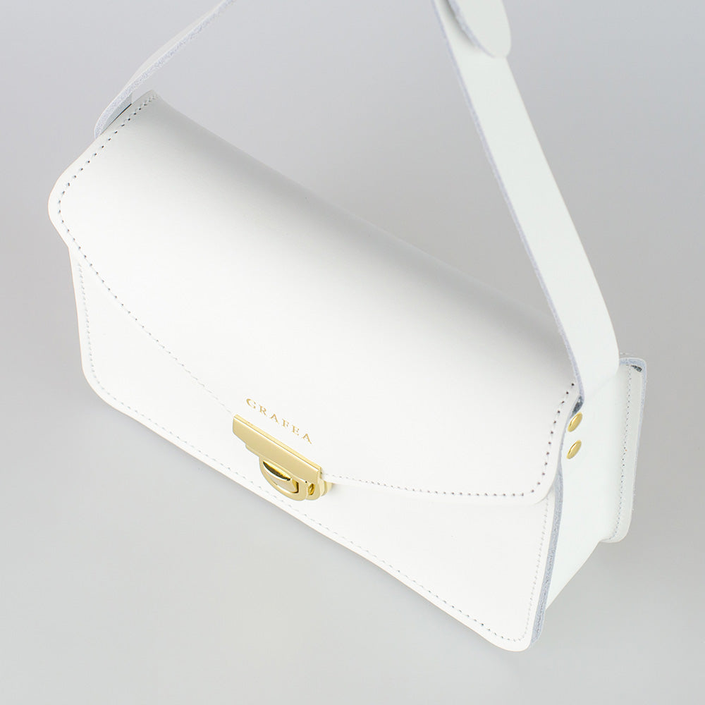 White small cross body bag top